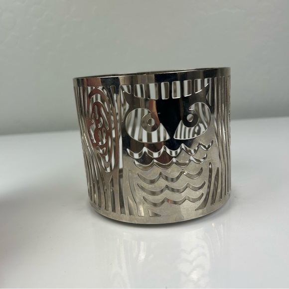 Bath and body works owl metal candle holder - Picture 2 of 7